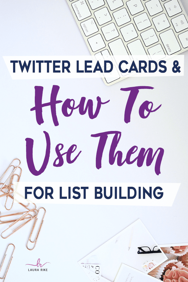 How to Grow Your Blog's Email List in One Click with Twitter Lead Gen Cards. #TwitterTips #TwitterMarketing #LeadGeneration #TwitterLeadGen