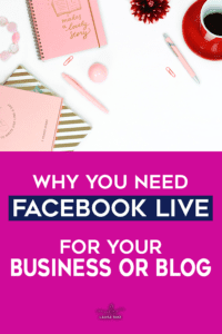 Why Every Mamapreneur Should Use Facebook Live For Their Business or Blog. How to livestream on Facebook like a boss. Learn these live streaming tips that you can use for Facebook live. Grow your Facebook business page. #FacebookMarketing #FacebookforBusiness #FacebookLive #FacebookLiveTips