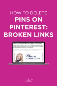 How To Delete Pins On Pinterest: Broken Links