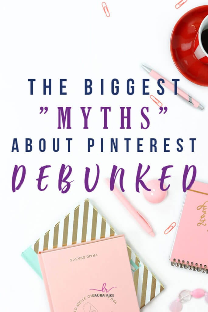 I want to debunk those pinterest myths and misconceptions for you today, because frankly, some of them just upset me. I want to set the record straight so that you have all the facts, and then can make an educated decision about pinterest marketing strategy for your business and your niche. So let's get started.