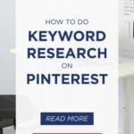 How To Do KEYWORD RESEARCH On PINTEREST