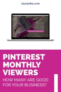 What is monthly viewers on pinterest?