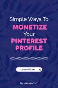 Simple ways to monetize your pinterest profile