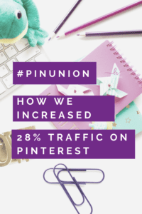 How we increased traffic 28% on pinterest this month