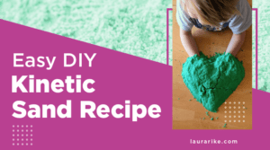 Easy DIY Kinetic Sand Recipe