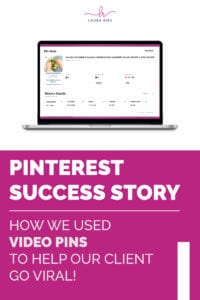 Pinterest success story | how we used video pins to help our client go viral!