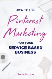 Pinterest for service-based business