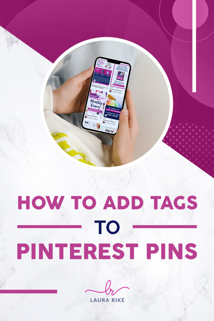 How to add tags to pinterest pins