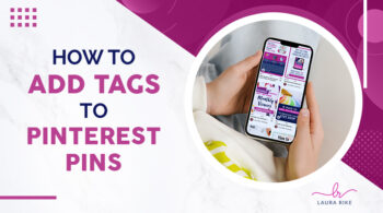 How to add tags to pinterest pins