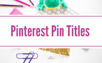 Pinterest Pin Titles