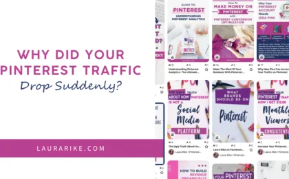 Pinterest Traffic Drop